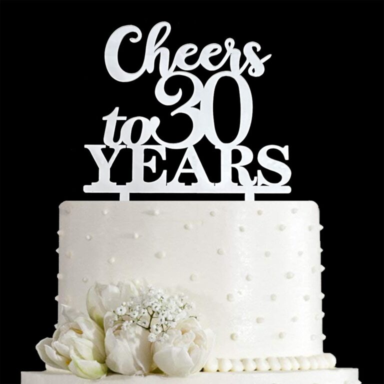 30th Birthday Cake Ideas: Cheers To Three Decades!