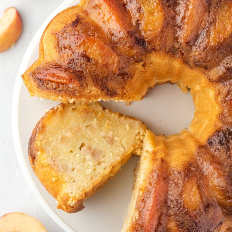 Peach Cobbler Pound Cake Recipe: Southern Comfort